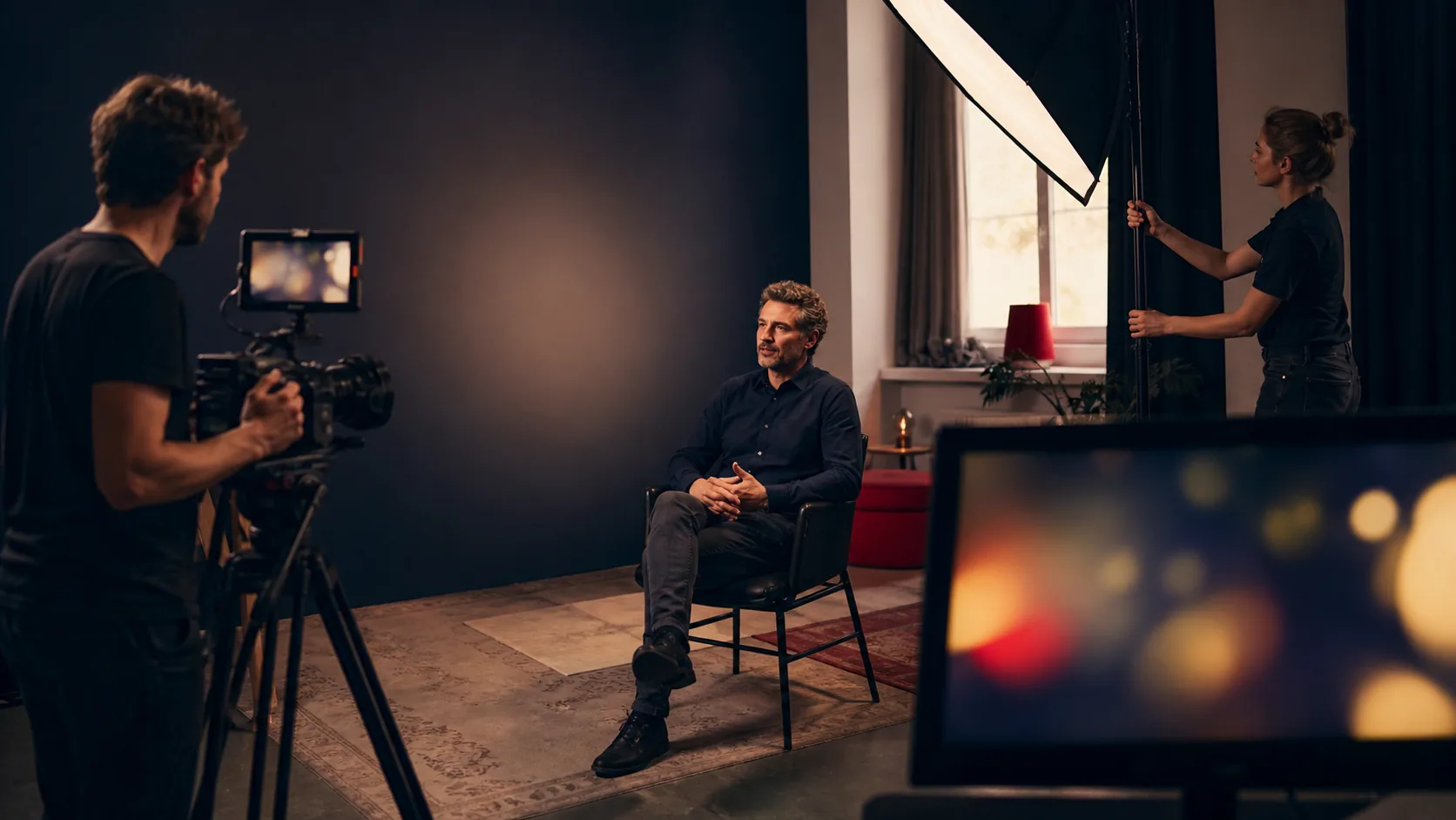 Illustration de comment préparer un brief de production vidéo complet  ; scène fictive.